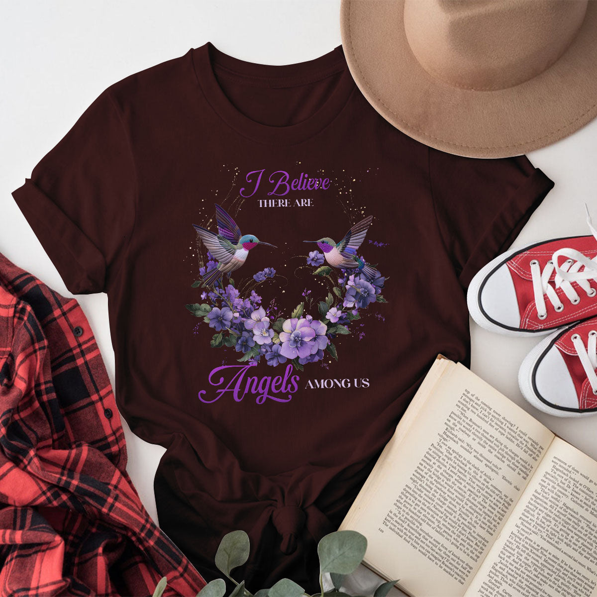 Angels Among Us Hummingbird Memorial T-Shirt