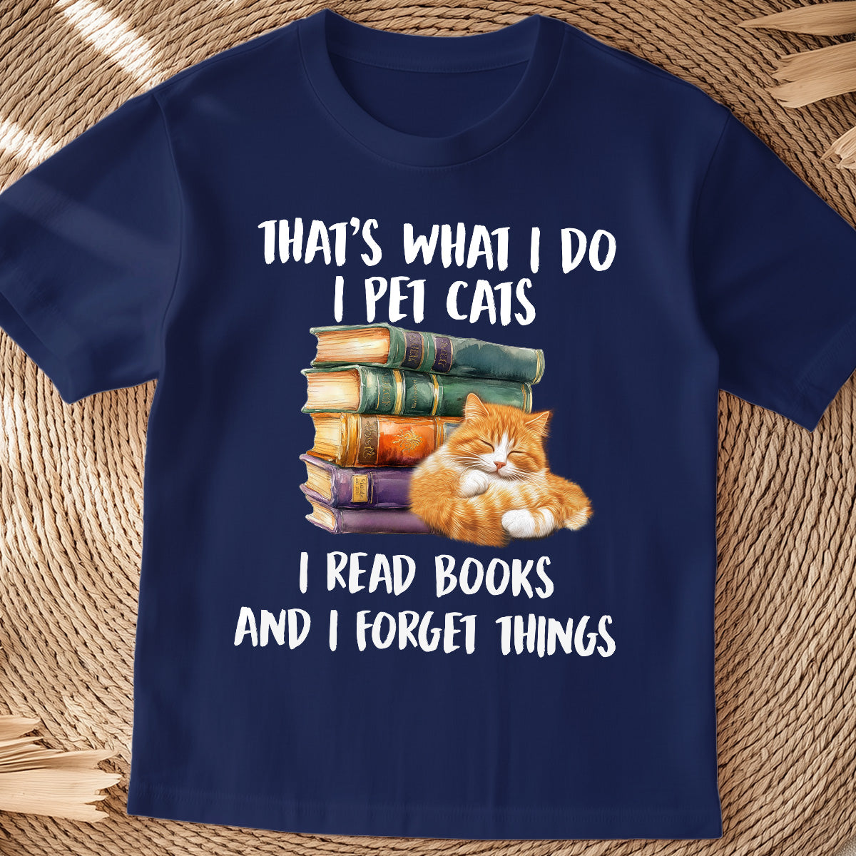 Cat Book Wonders T-Shirt
