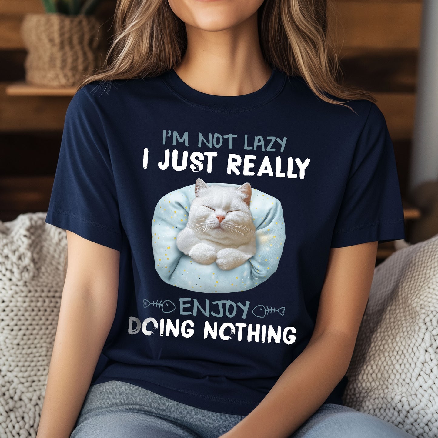 Cat Not Lazy T-Shirt