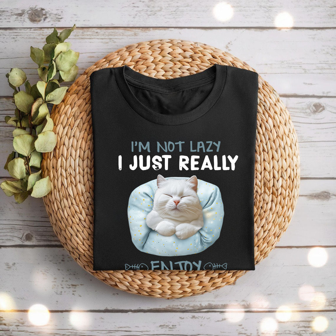 Cat Not Lazy T-Shirt