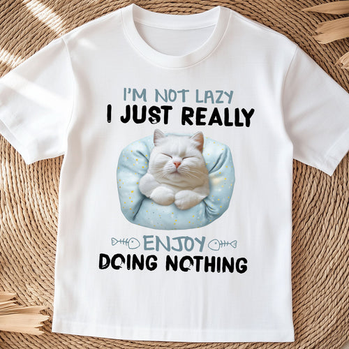 Cat Not Lazy T-Shirt