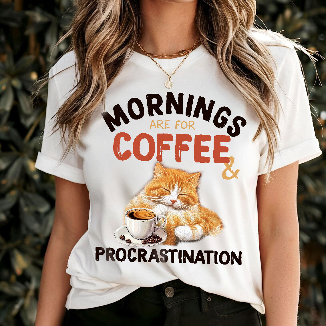 Coffee And Procrastination T-Shirt