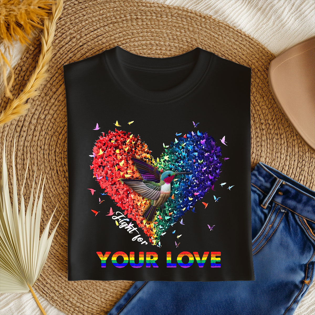 Fight For Your Love  Hummingbird T-Shirt