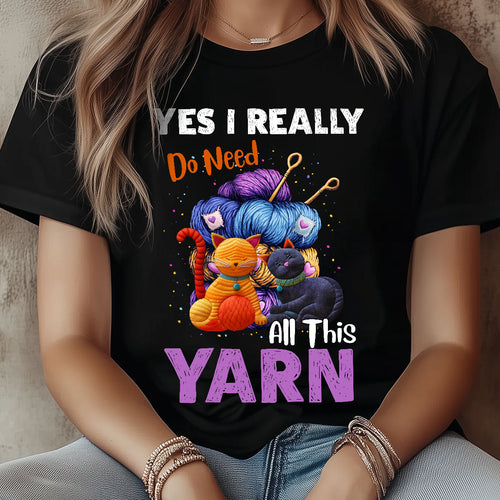 Funny Knitting Yarn T-Shirt