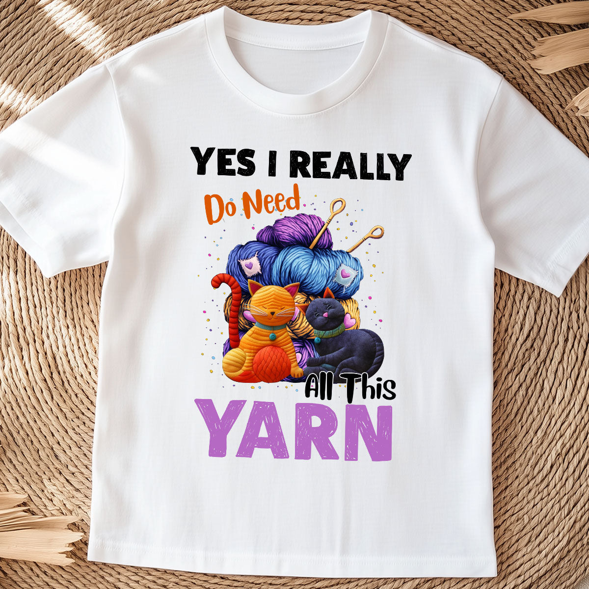 Funny Knitting Yarn T-Shirt